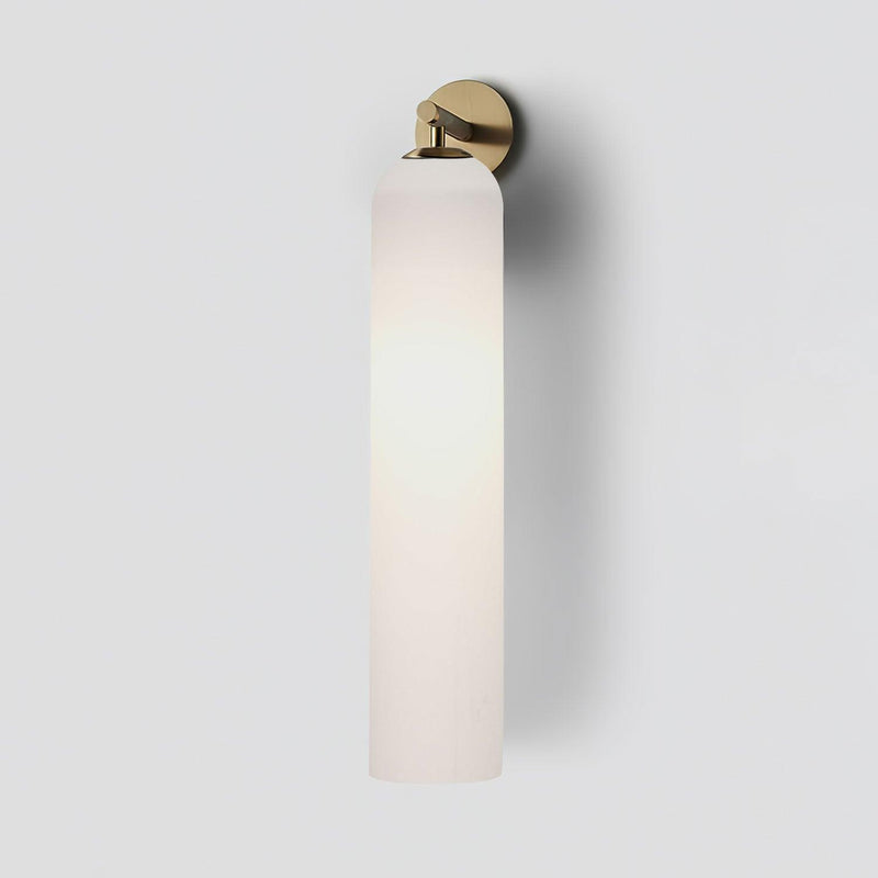 GlanzArt – Moderne Kunstglas Wandleuchte LED Gold Wohnzimmer & Flur
