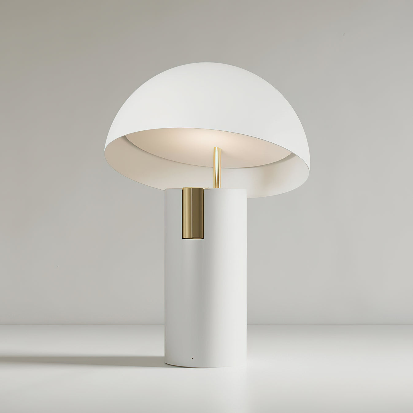 Avano Minimalistische Tischlampe – LED Weiß Perfekt für Wohnzimmer