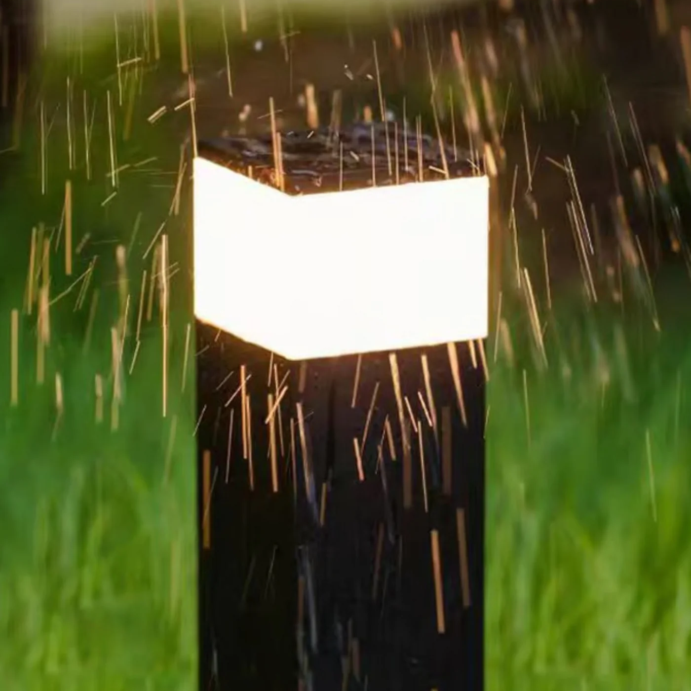 InduLuce Außenlampe LED Rechteckig Metall Anthrazit für Terrasse
