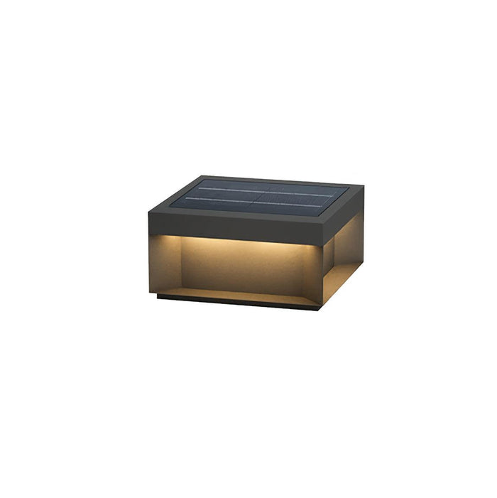 SolarGlow Gartenleuchte Modern LED Solar IP65 Schwarz für Terrasse