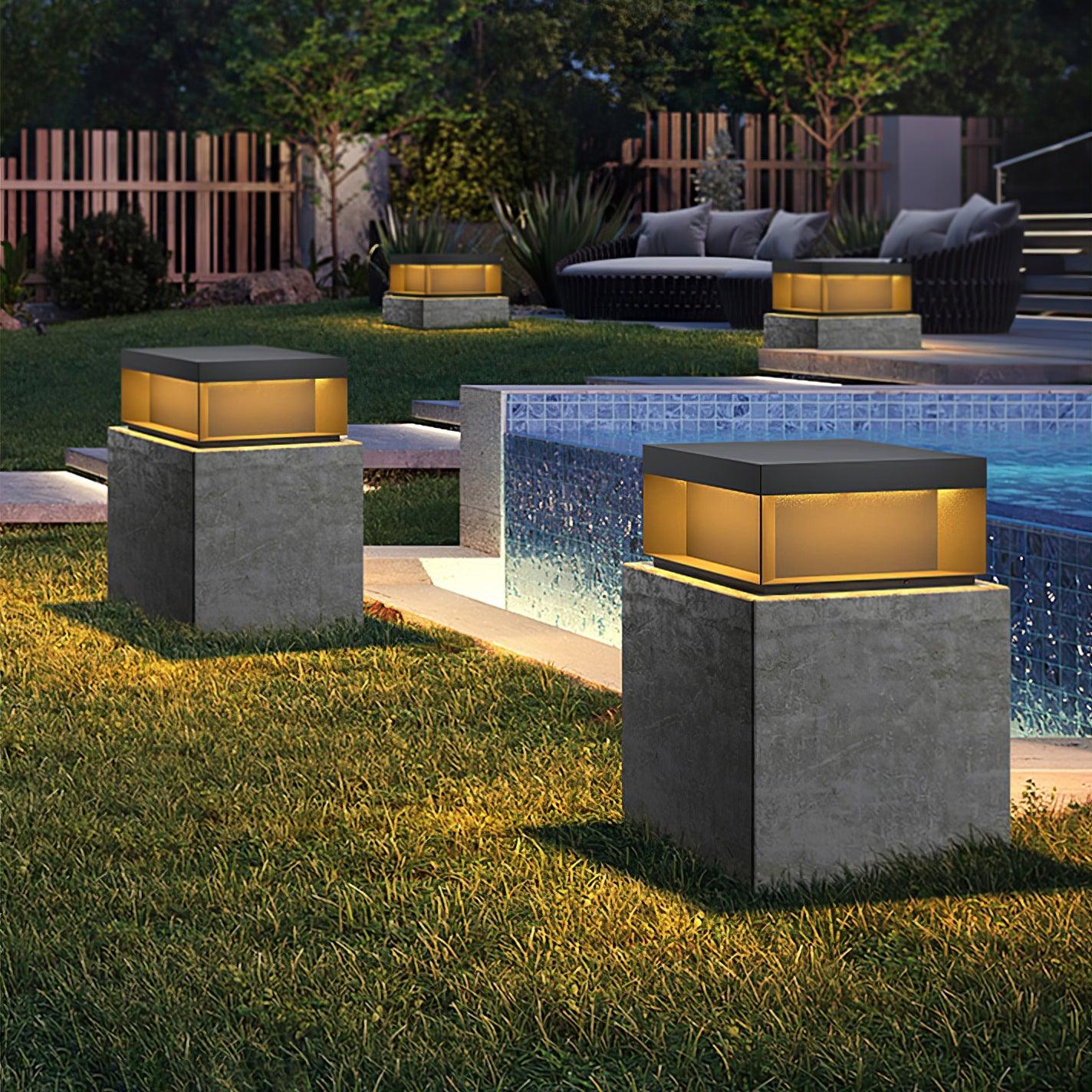 NovaPost Garten Wegeleuchte Modern IP65 Schwarz Aluminium