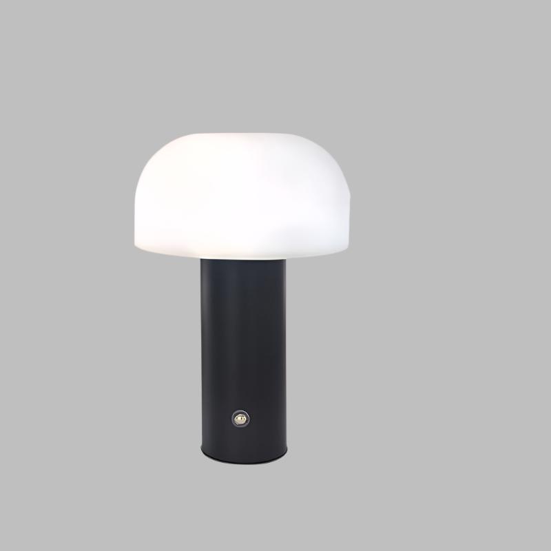 EuroPilz Tischlampe – Pilzform, Europäischer Stil, Weiß, für Wohnzimmer