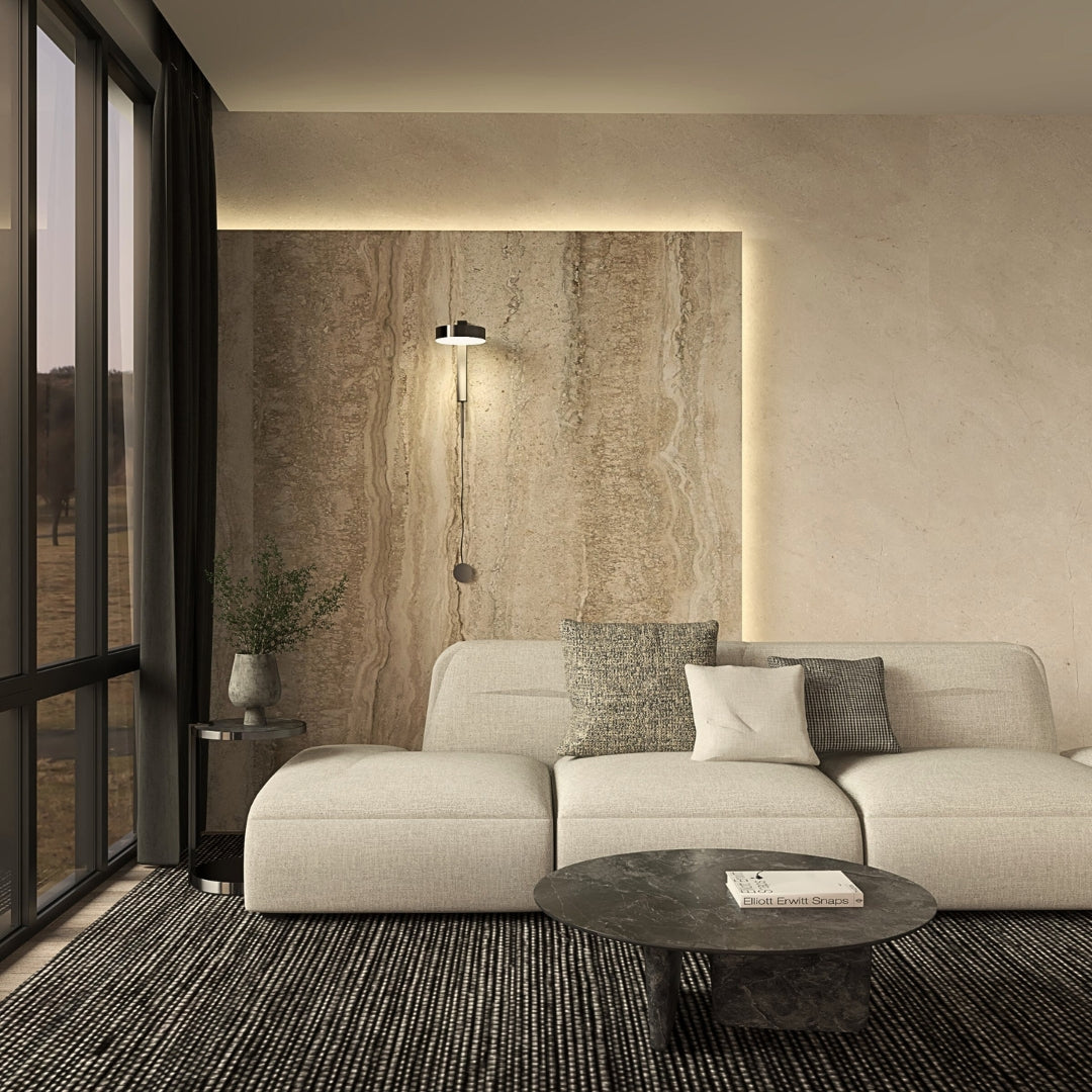 Zentara - Dimmbare LED-Wandleuchte mit drehbarem Schirm