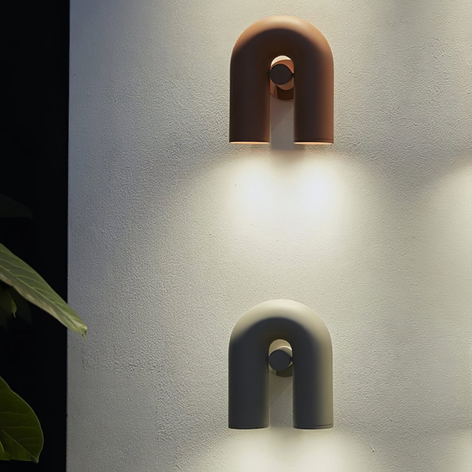 LumaCirkus – Moderne LED Wandleuchte Schwarz Stilvoll für Terrasse