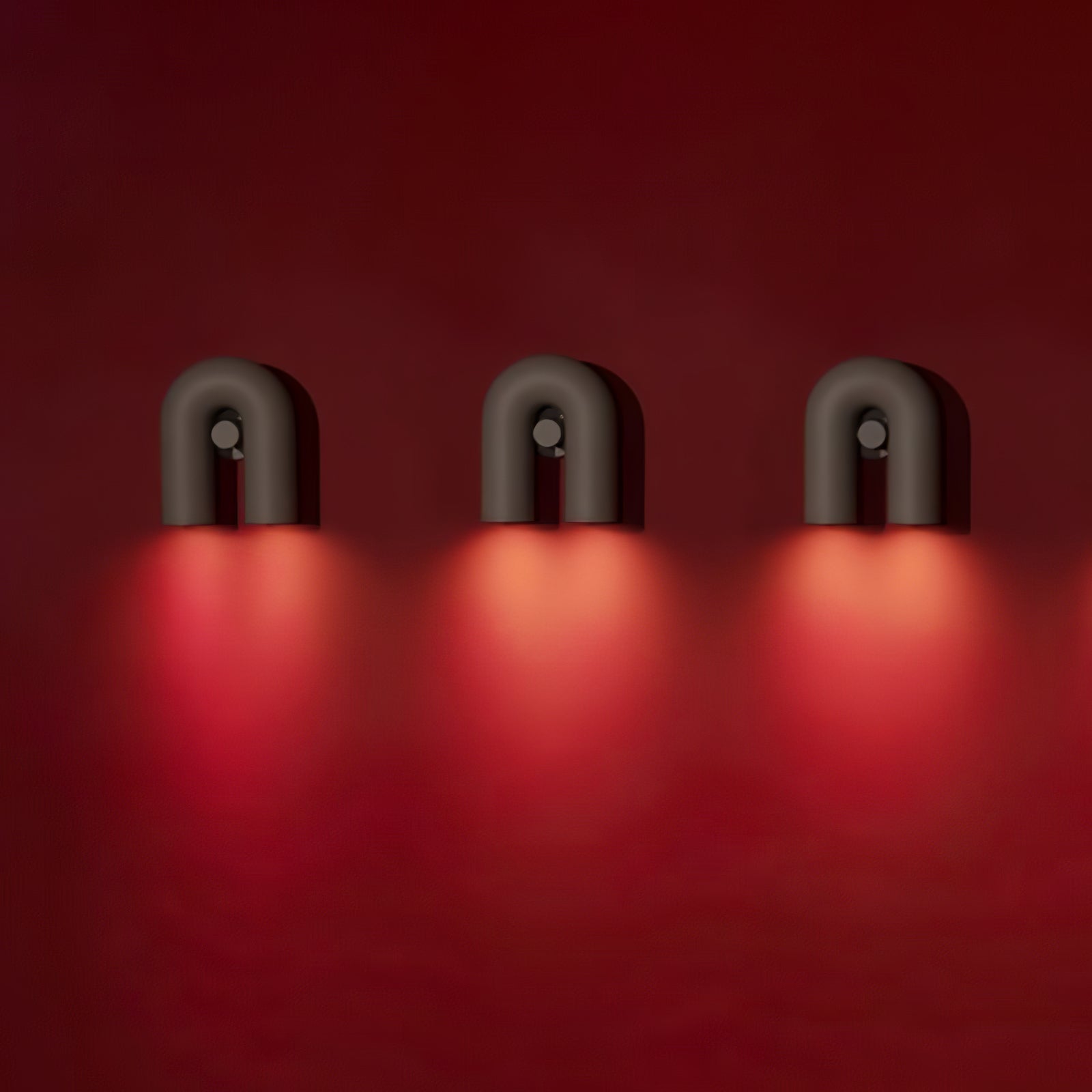 LumaCirkus – Moderne LED Wandleuchte Schwarz Stilvoll für Terrasse