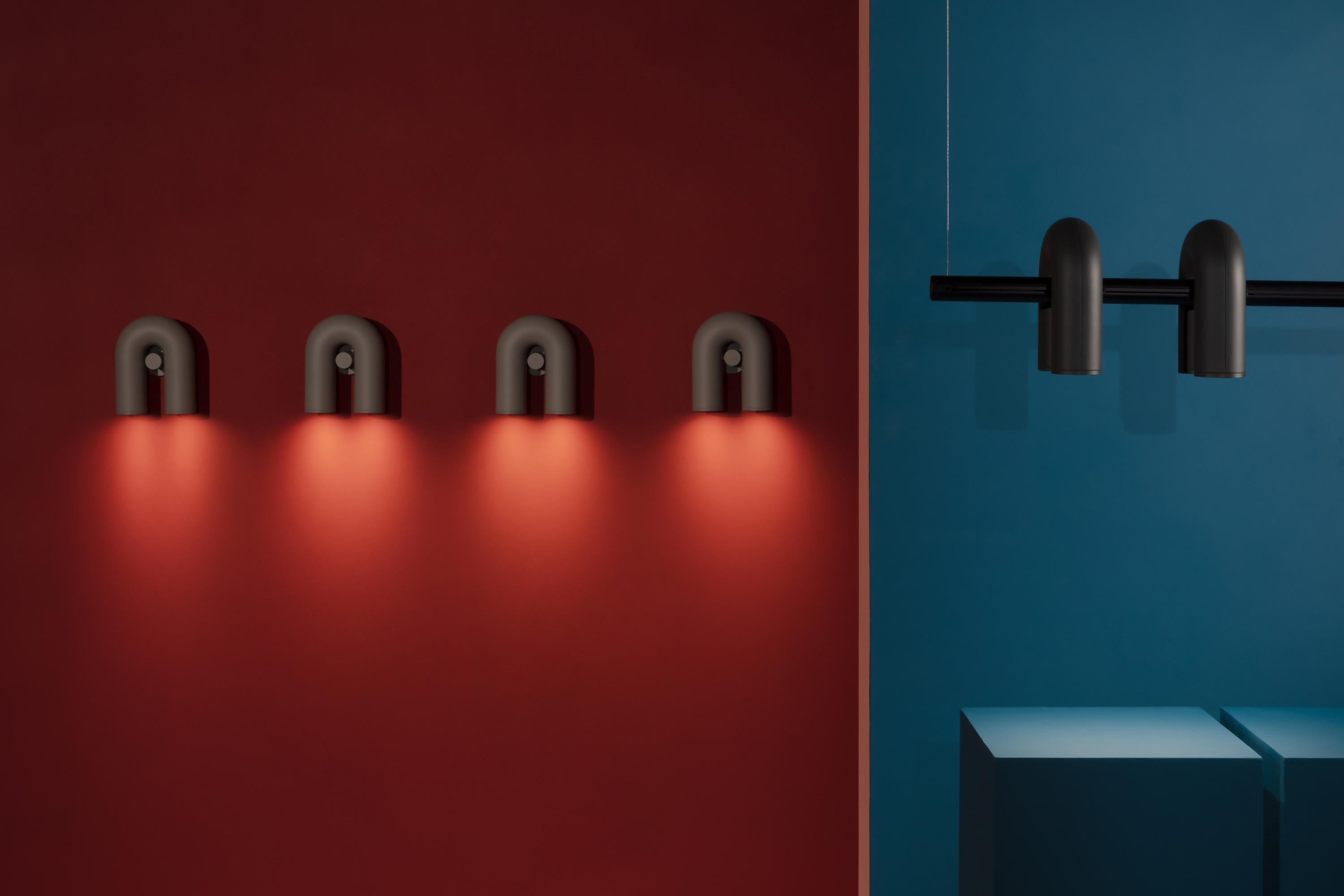 LumaCirkus – Moderne LED Wandleuchte Schwarz Stilvoll für Terrasse