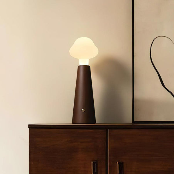 NuvolaWood – Moderne Holz-Tischlampe mit warmem Licht Wohnzimmer