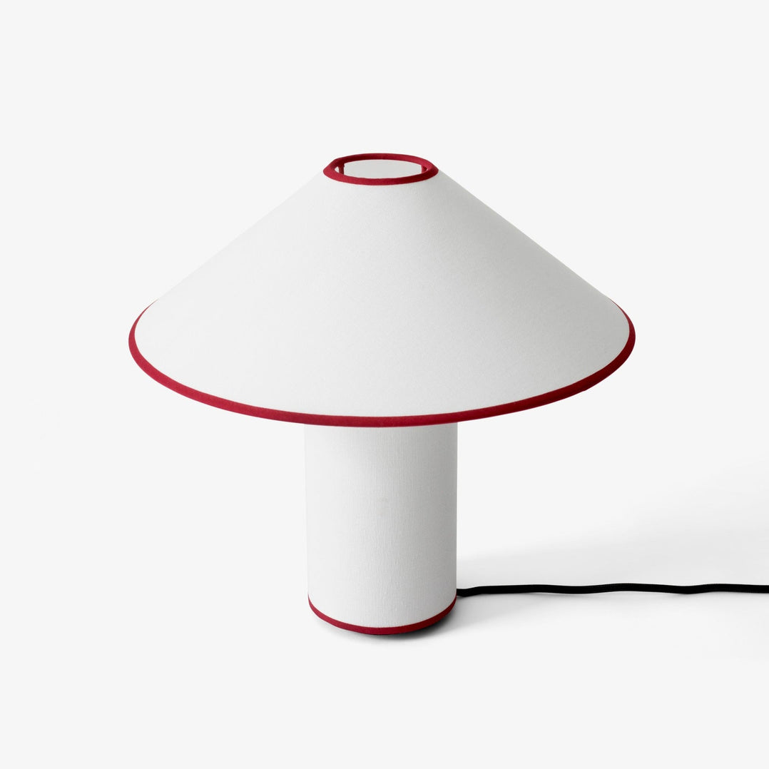 LumiChic Tischlampe – Modern, Stoffschirm, Beige, für Wohnzimmer