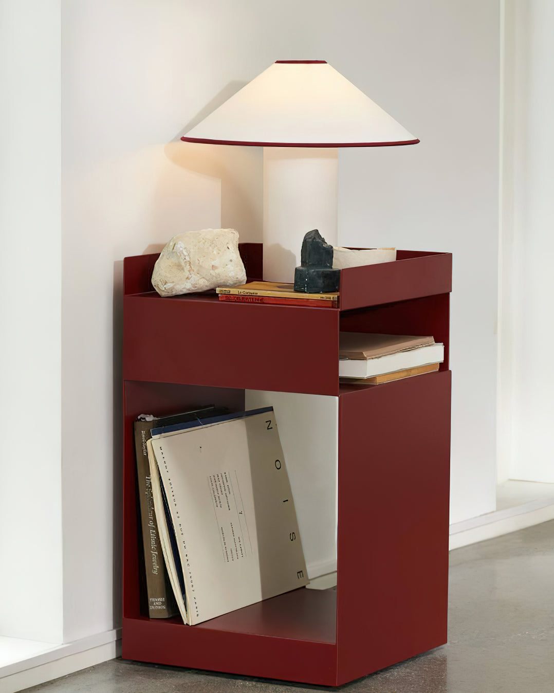 LumiChic Tischlampe – Modern, Stoffschirm, Beige, für Wohnzimmer