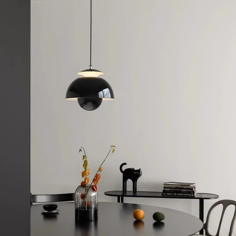 HaloLume – Moderne LED Pendelleuchte dimmbar - Deckenlampe warmweiß
