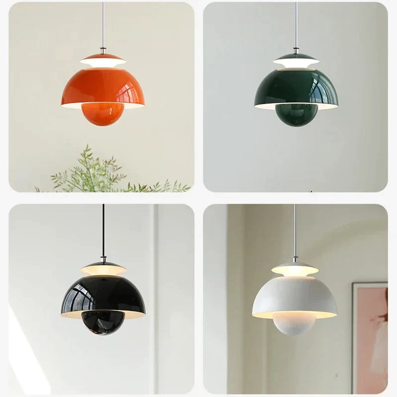 HaloLume – Moderne LED Pendelleuchte dimmbar - Deckenlampe warmweiß