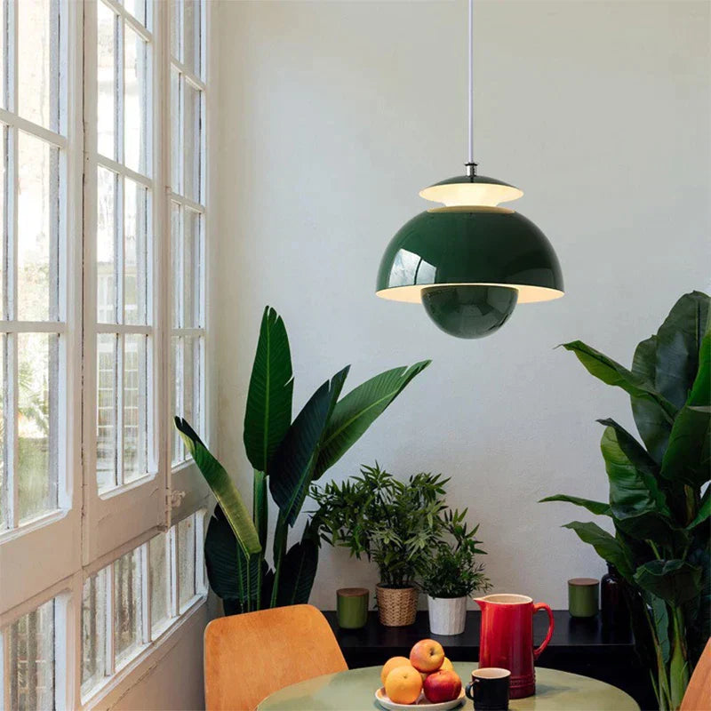 HaloLume – Moderne LED Pendelleuchte dimmbar - Deckenlampe warmweiß