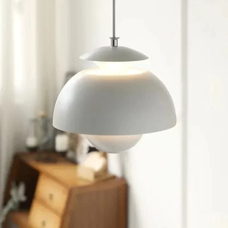 HaloLume – Moderne LED Pendelleuchte dimmbar - Deckenlampe warmweiß