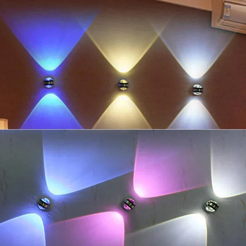 ColorGlow LED-Kristall-Wandleuchte - Luxuriöses Design mit energieeffizientem Licht für den Wohnbereich