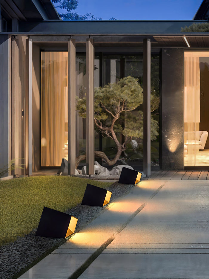 LumiCube Solar Gartenleuchte Modern LED IP65 Weiß für Terrasse & Garten