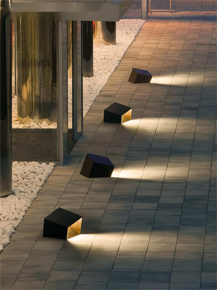 LumiCube Solar Gartenleuchte Modern LED IP65 Weiß für Terrasse & Garten