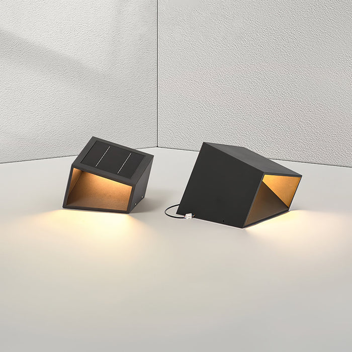LumiCube Solar Gartenleuchte Modern LED IP65 Weiß für Terrasse & Garten