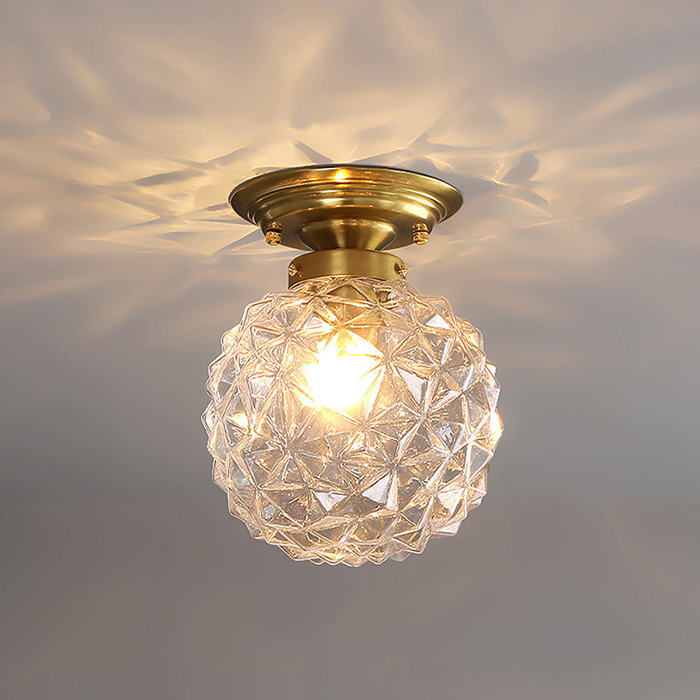 GlobeLux – Moderne Glas-Kugel-Deckenleuchte Rauchgrau