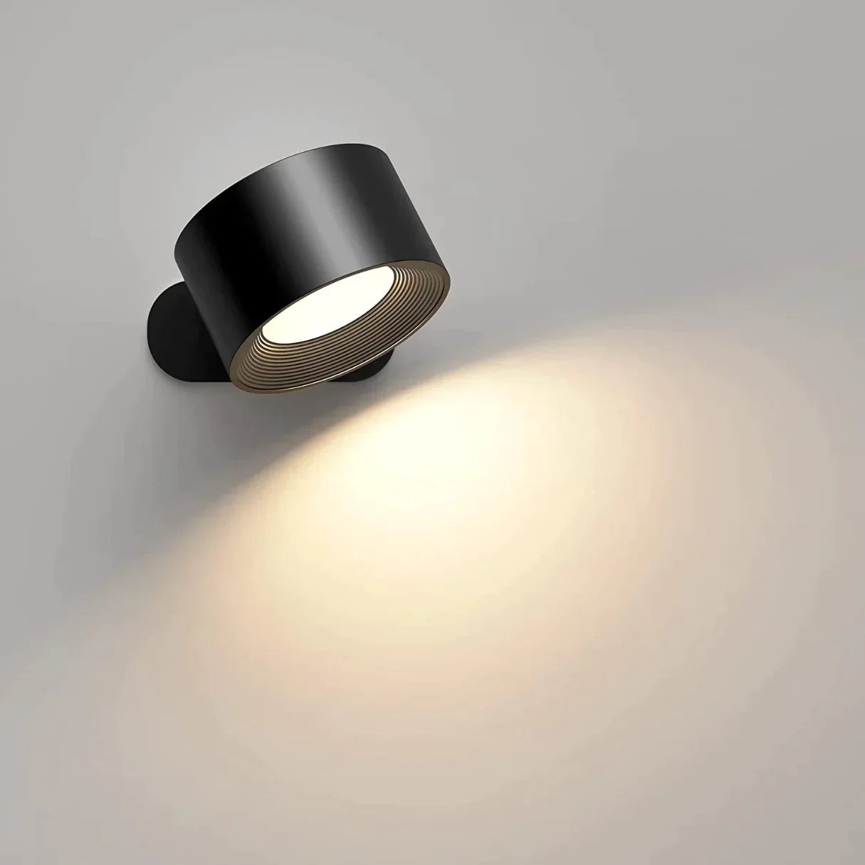 InfiniteGlow | Kabellose Dimmbarer LED-Wandleuchte mit 360° Drehfunktion