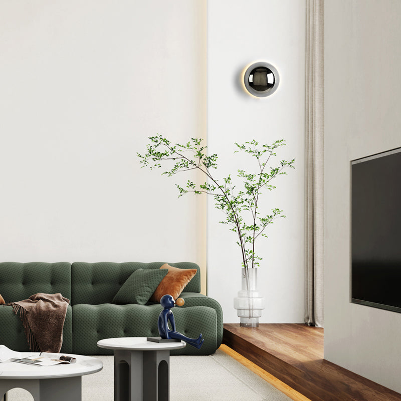 Medora Mittelalterliche Bauhaus Wandlampe – Antik Schwarz Flur
