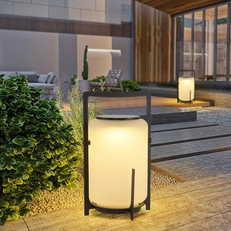 SolaLume Solarleuchte Modern für Terrasse IP65 Warmweiß Schwarz