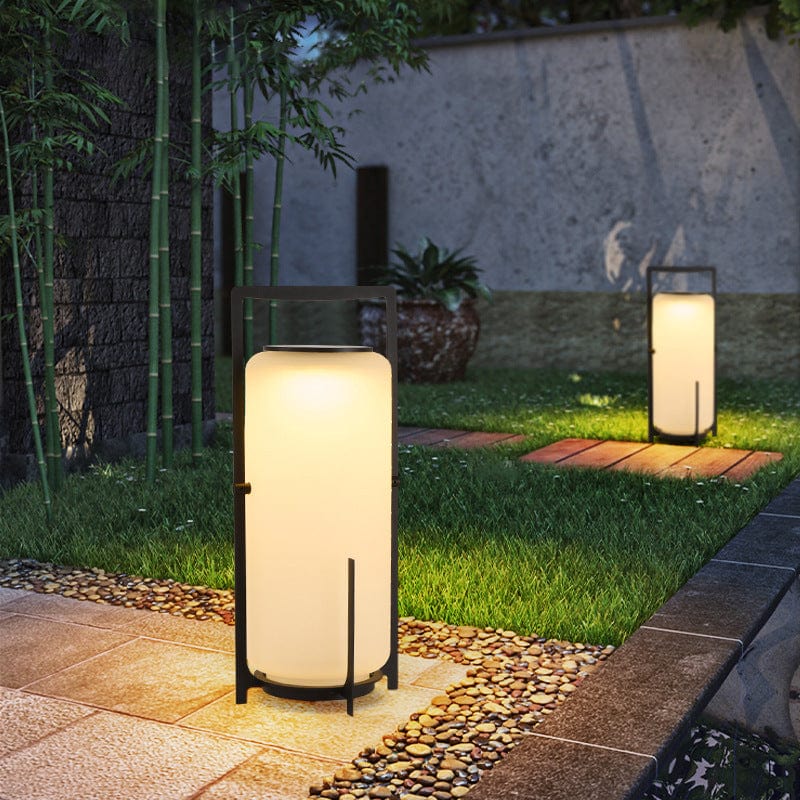 SolaLume Solarleuchte Modern für Terrasse IP65 Warmweiß Schwarz