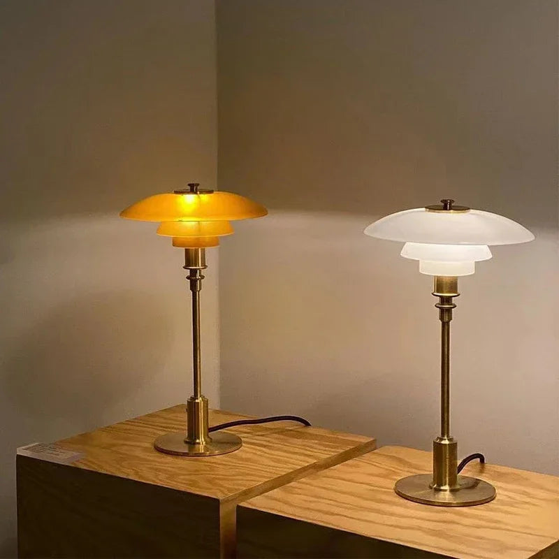 FjordGlow LED-Tischlampe – Modernes Design Warmweiß Wohnzimmer
