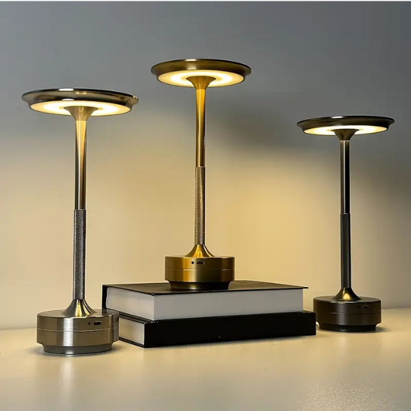 Glimmera | Kabellose Aufladbare Tischlampe mit Dimmbarer Helligkeit