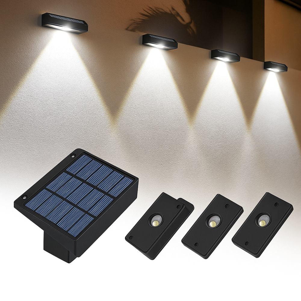 SolarPath Pro – Moderne Solar-Gartenleuchte langlebig Schwarz für Außenbereiche