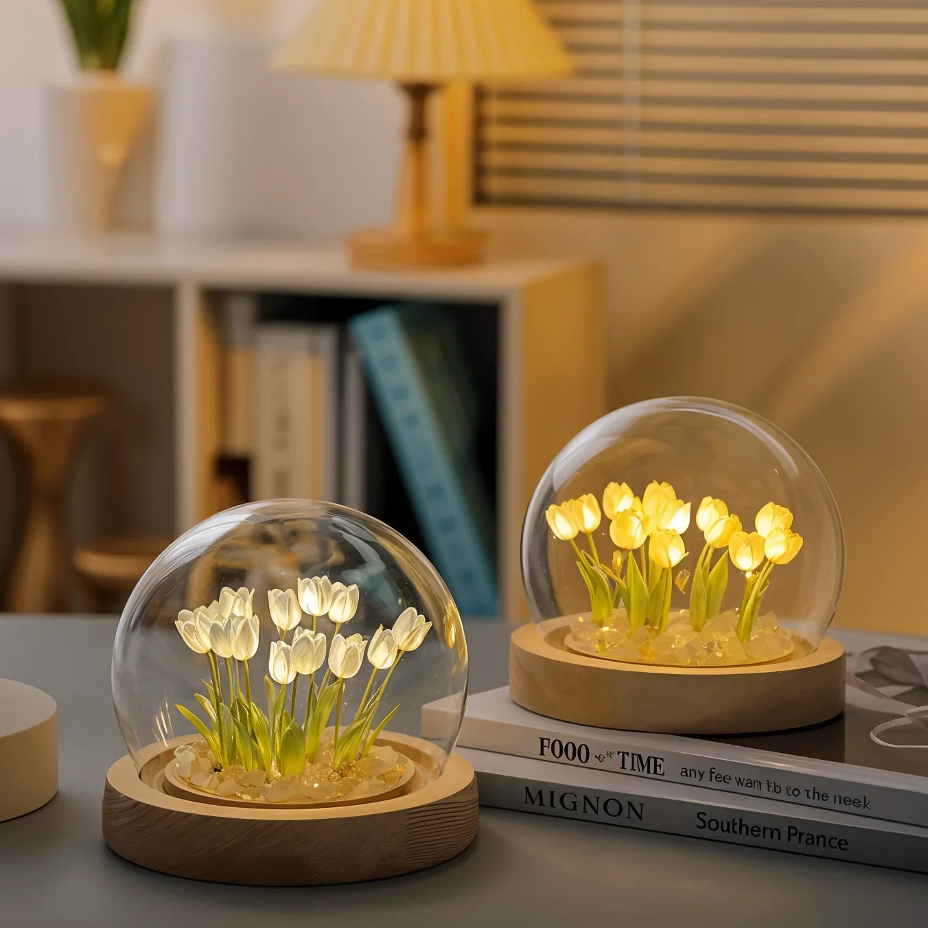 LumiTulip LED-Kuppellampe mit Farbwechsel für Innenräume