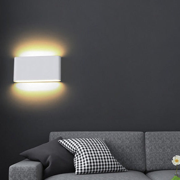 LumoUpDown Außenwandleuchte Modern LED Wasserdicht Schwarz für Terrass