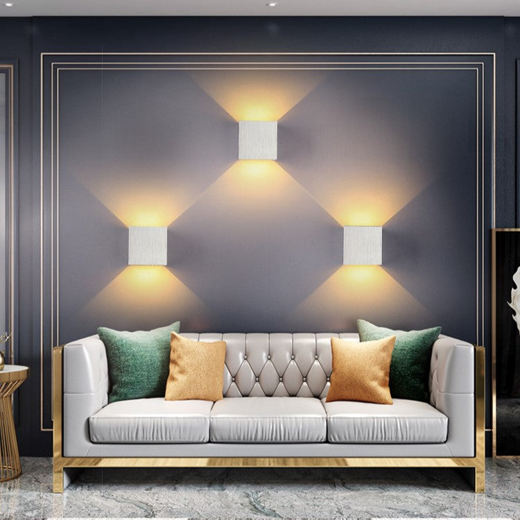 LumiÉlan Wandlampe Elegant Modern Schwarz für Flur & Wohnzimmer