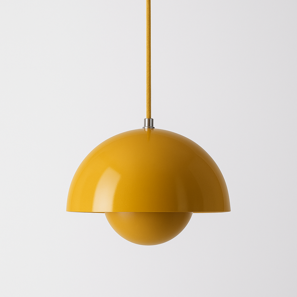 Halbkreisförmiger bunter Kronleuchter – Skandinavisches Design für Esszimmer & Wohnzimmer