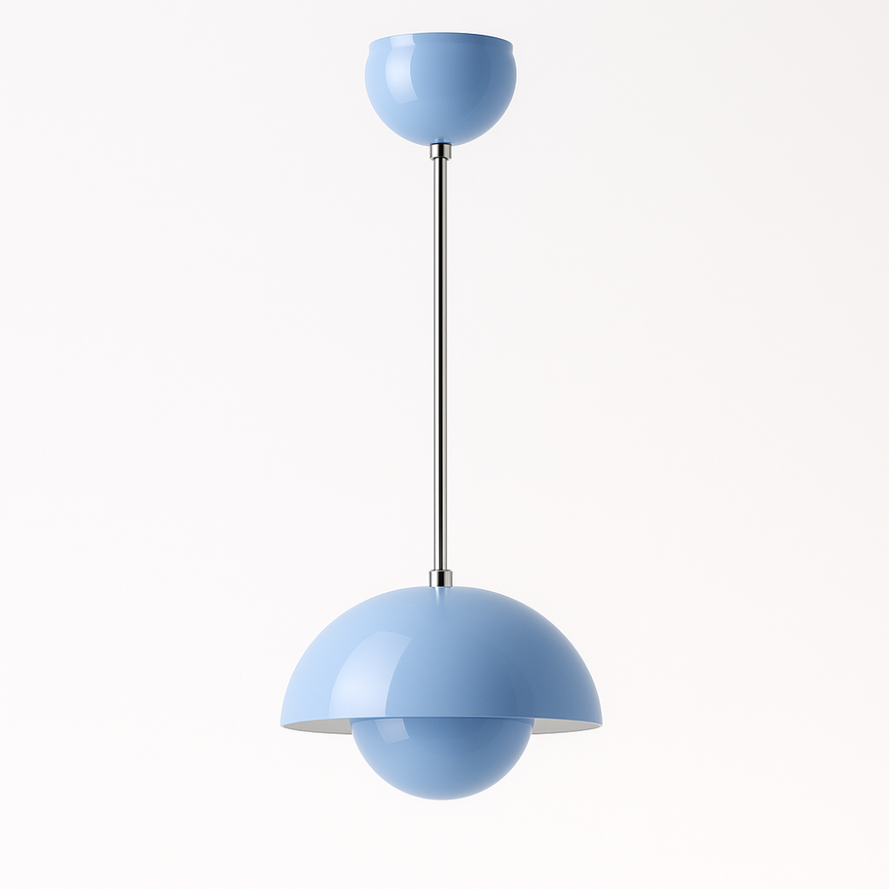 Halbkreisförmiger bunter Kronleuchter – Skandinavisches Design für Esszimmer & Wohnzimmer