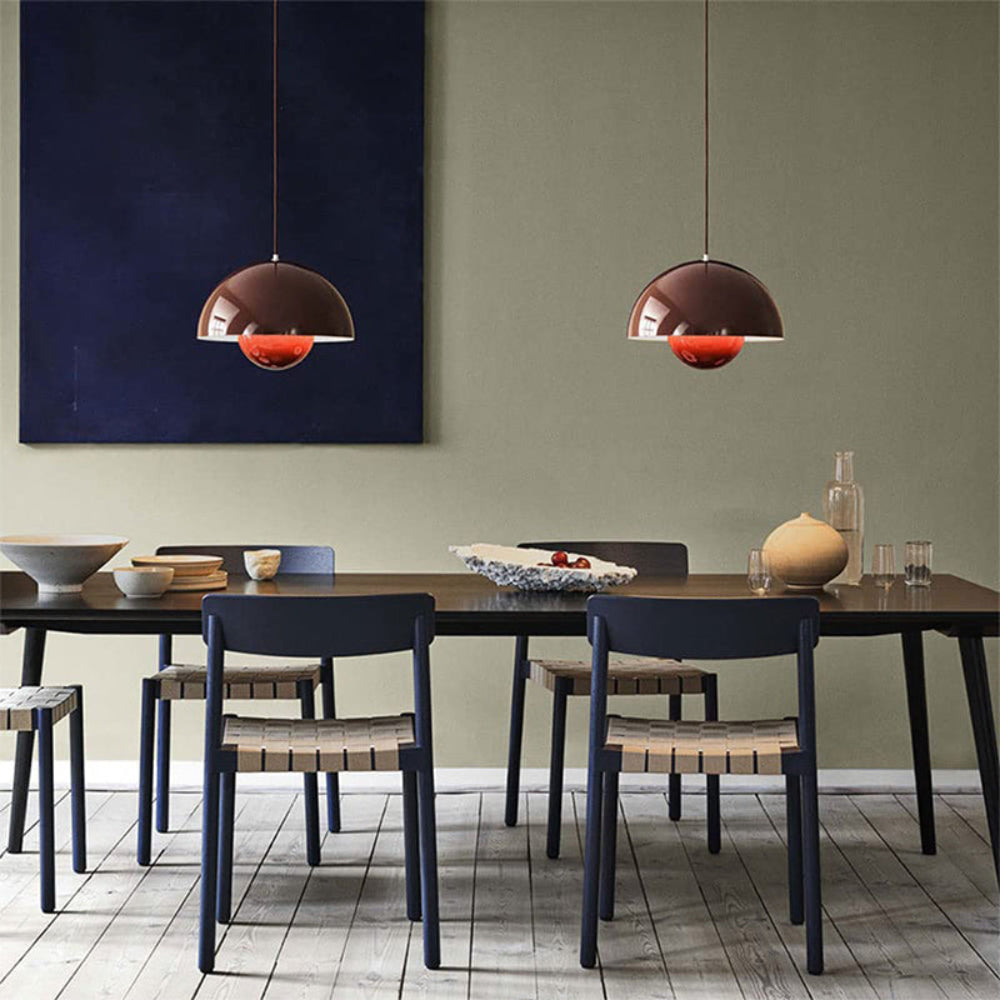 Halbkreisförmiger bunter Kronleuchter – Skandinavisches Design für Esszimmer & Wohnzimmer