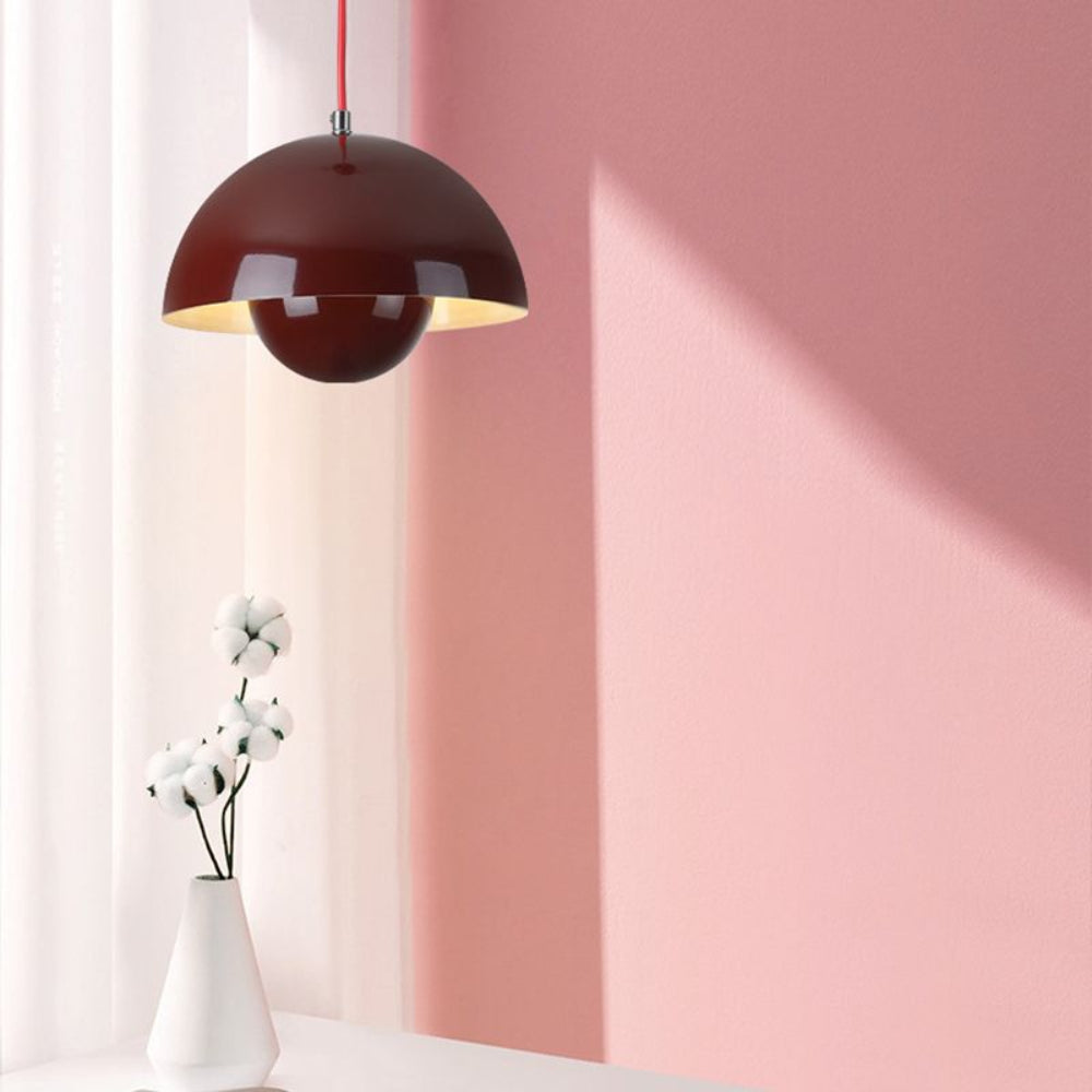 Halbkreisförmiger bunter Kronleuchter – Skandinavisches Design für Esszimmer & Wohnzimmer