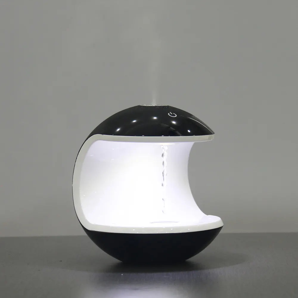 AeroGlow Schwebe-Lampe mit Nebeleffekt Weiß für Terrasse