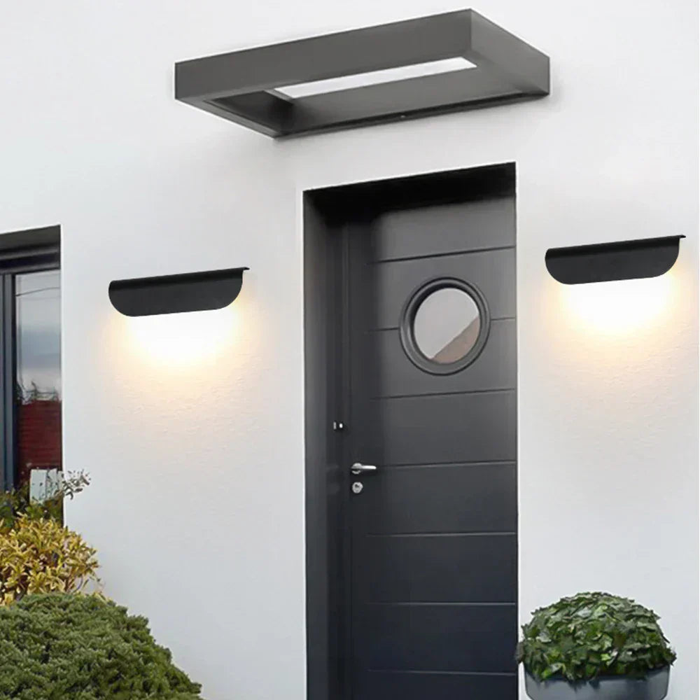 StormGlow – Moderne LED Außenwandleuchte für Fassade & Eingang, wasserdicht