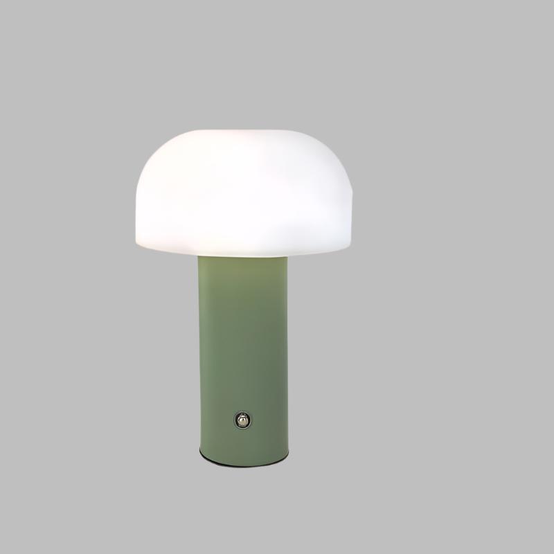 EuroPilz Tischlampe – Pilzform, Europäischer Stil, Weiß, für Wohnzimmer