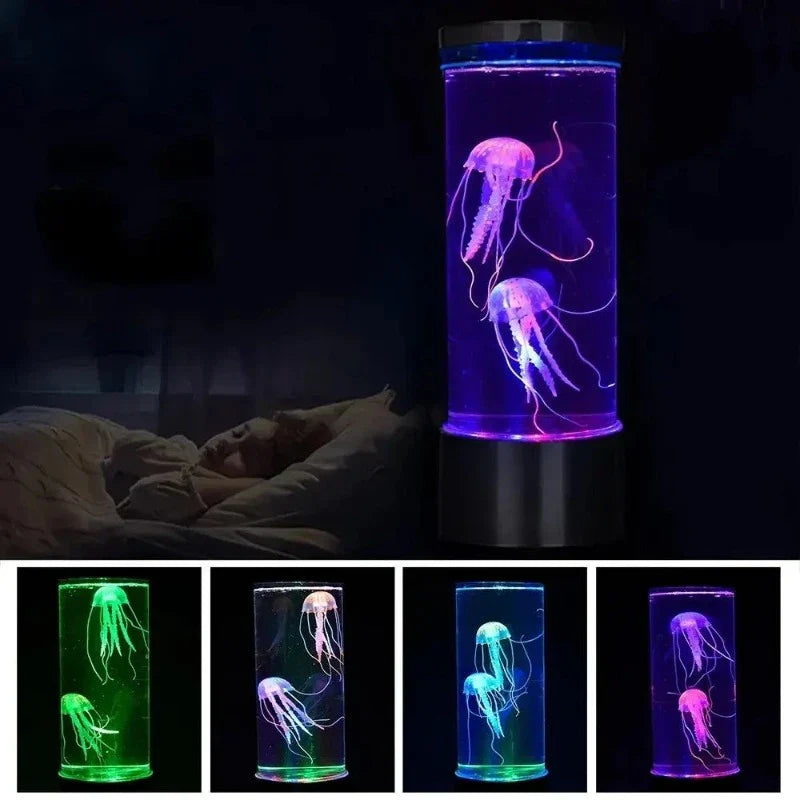JellyGlow – LED-Stimmungslampe Qualle mit Farbwechsel für Büro