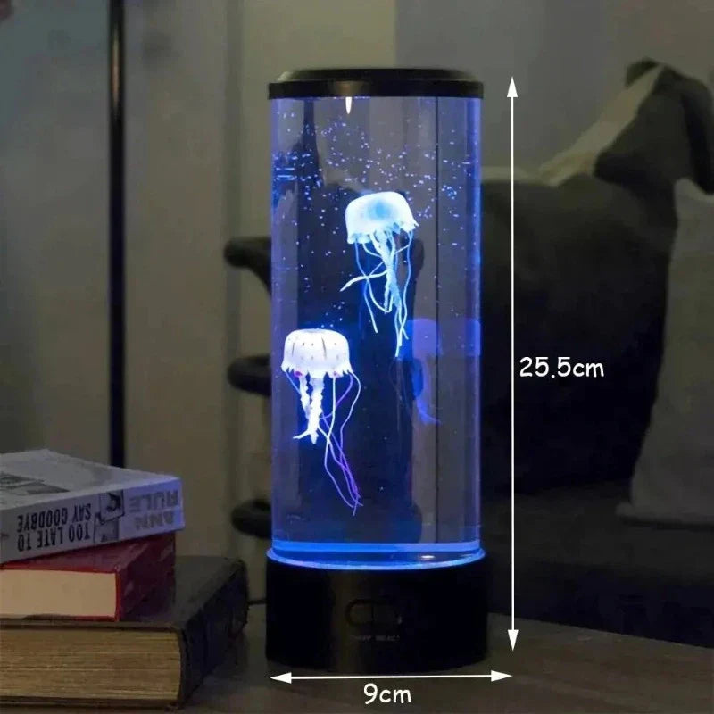 JellyGlow – LED-Stimmungslampe Qualle mit Farbwechsel für Büro
