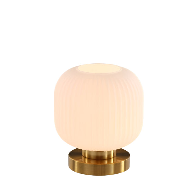 CrystalGlow Designer Tischlampe – Moderner Kristall-Look Weiß Wohnzimmer