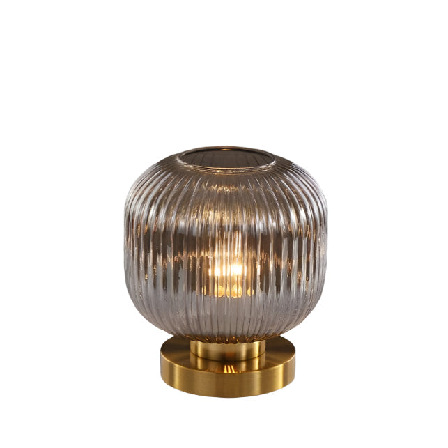 CrystalGlow Designer Tischlampe – Moderner Kristall-Look Weiß Wohnzimmer