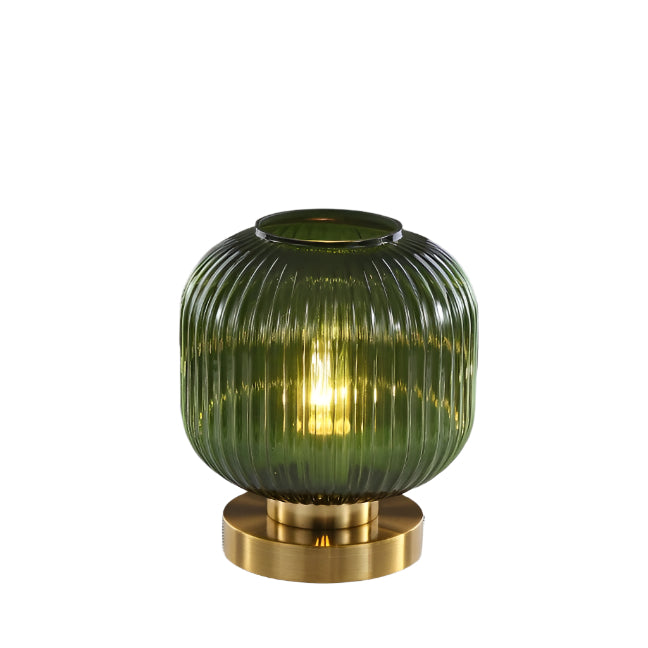 CrystalGlow Designer Tischlampe – Moderner Kristall-Look Weiß Wohnzimmer