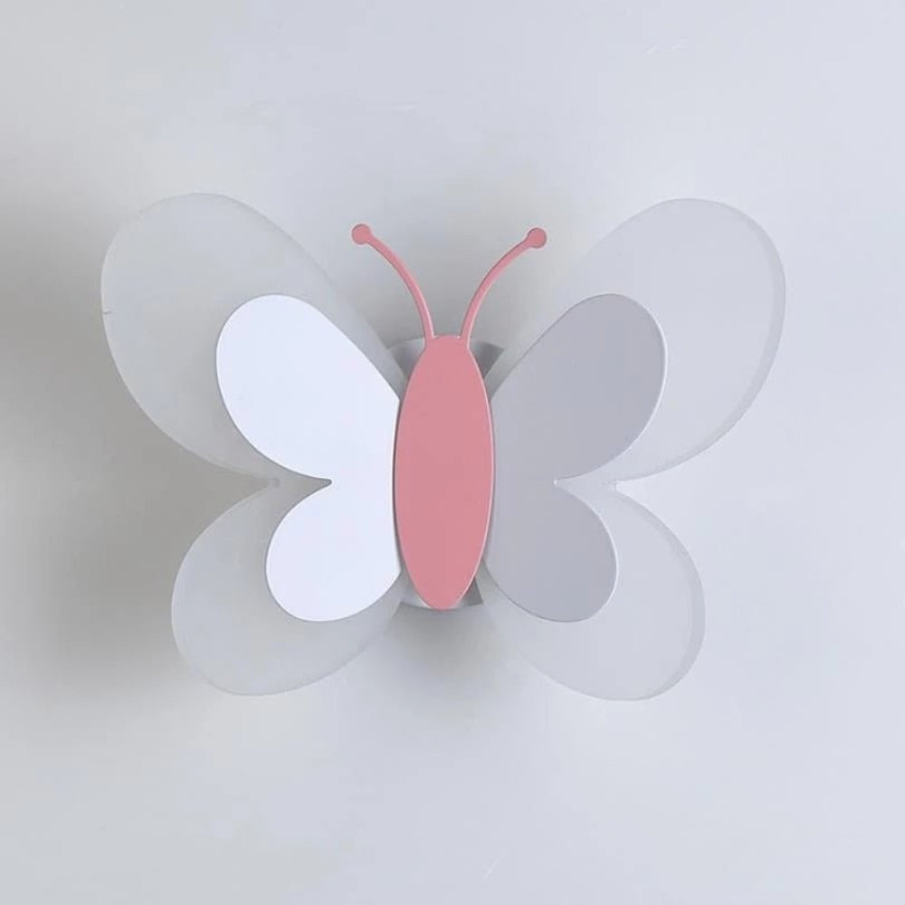 LumoWings LED-Wandleuchte modern mit Schmetterlingsdesign Gold fürs Wohnzimmer