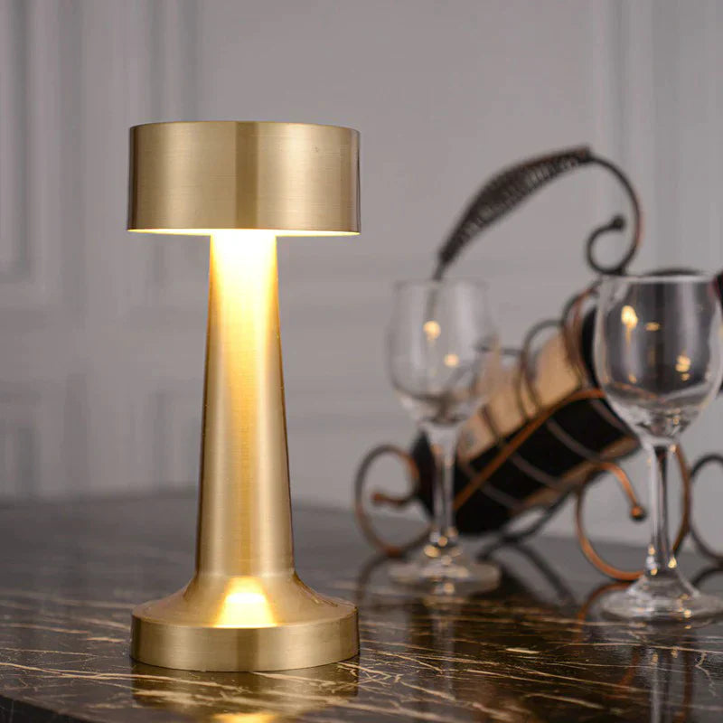 VivaGlow Design Lampe - Kabellose LED Lampe mit 3 Helligkeitsstufen