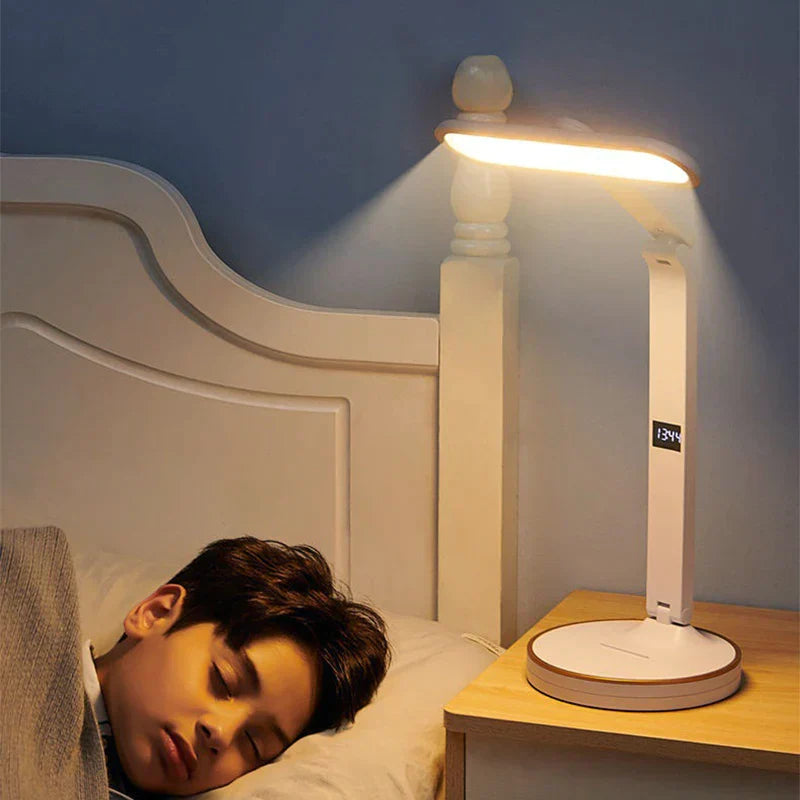 ChronoLight - LED-Uhr-Schreibtischlampe mit energieeffizienter Beleuchtung und modernem Design