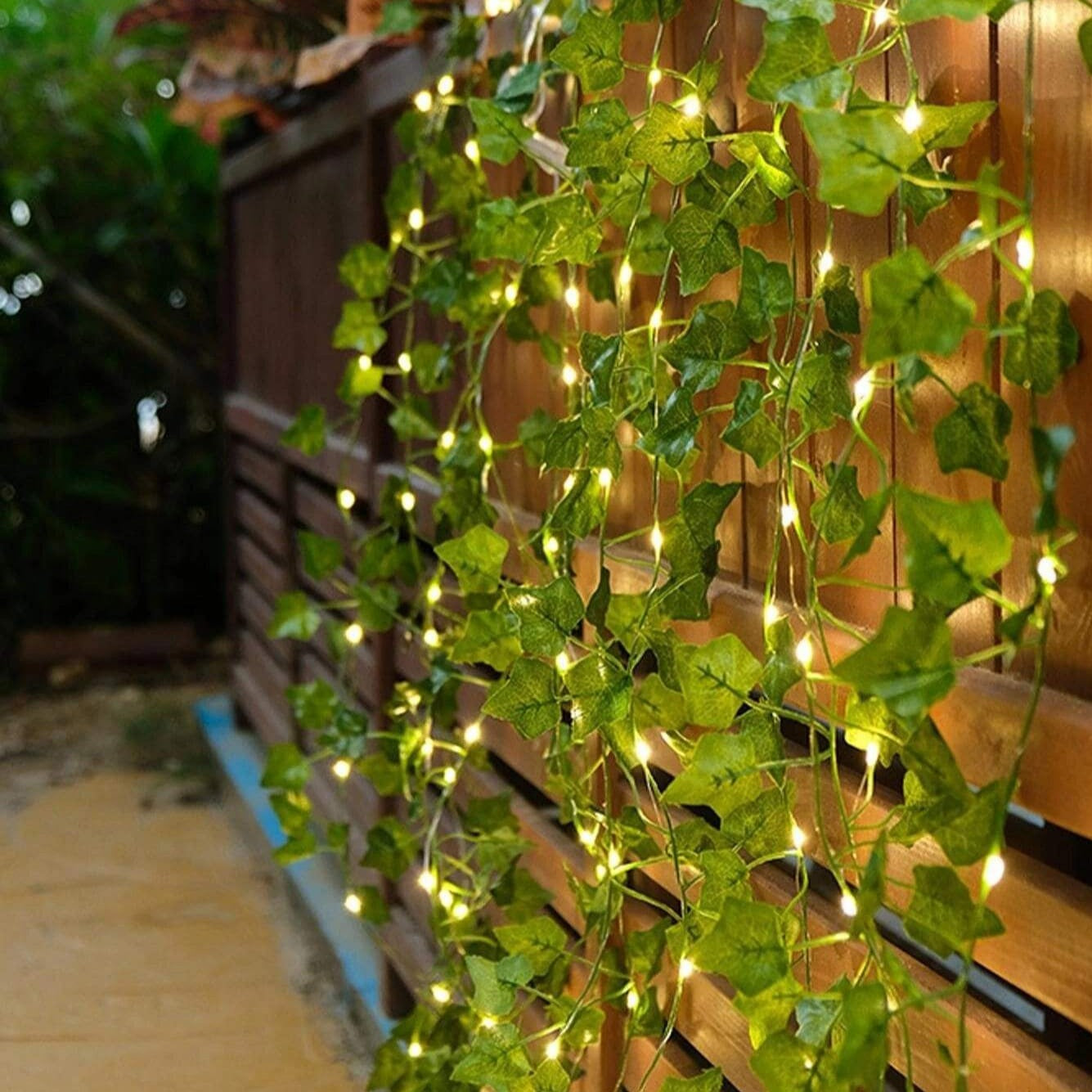LumiRank Lichterranke Vintage LED Girlande Warmweiß für Garten
