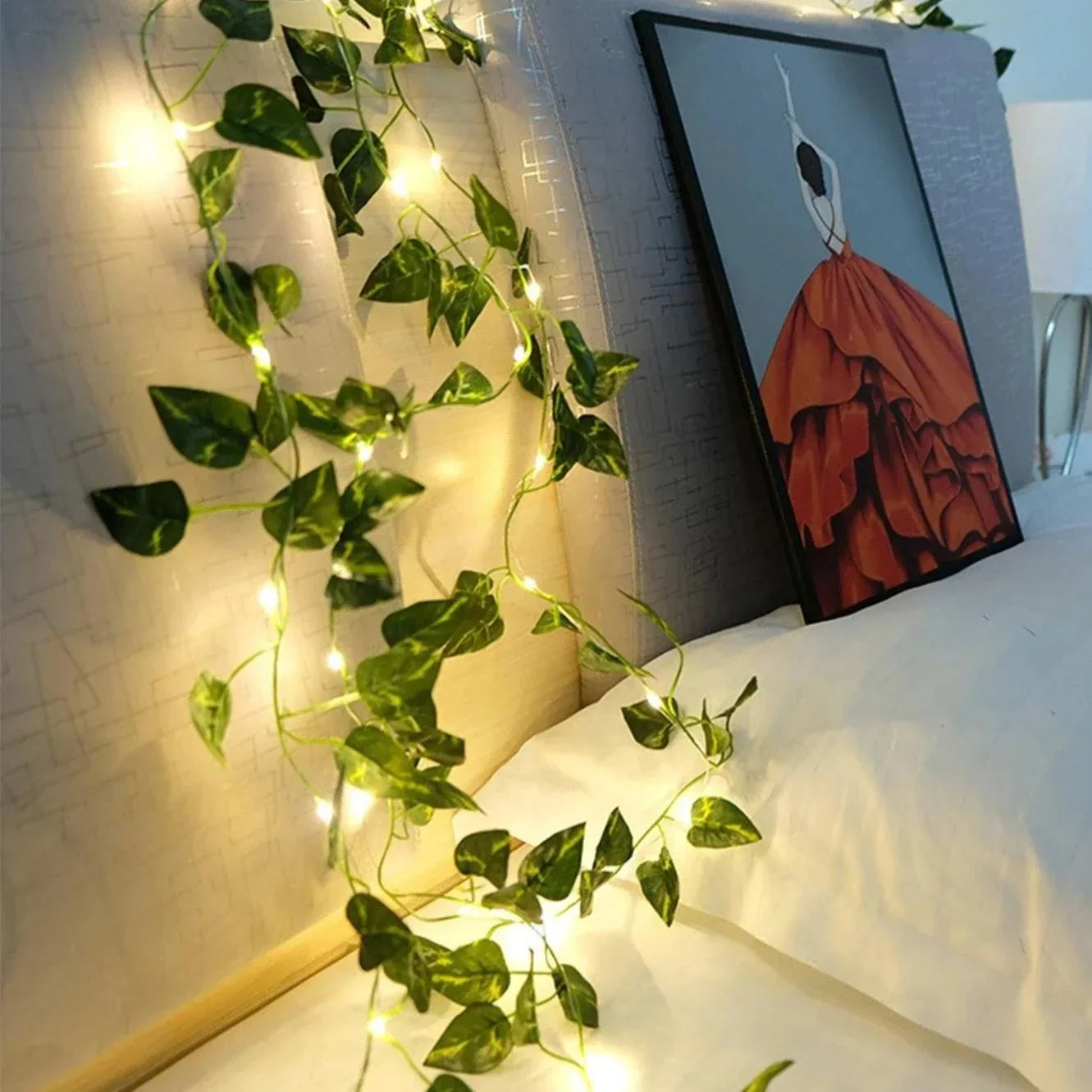 LumiRank Lichterranke Vintage LED Girlande Warmweiß für Garten