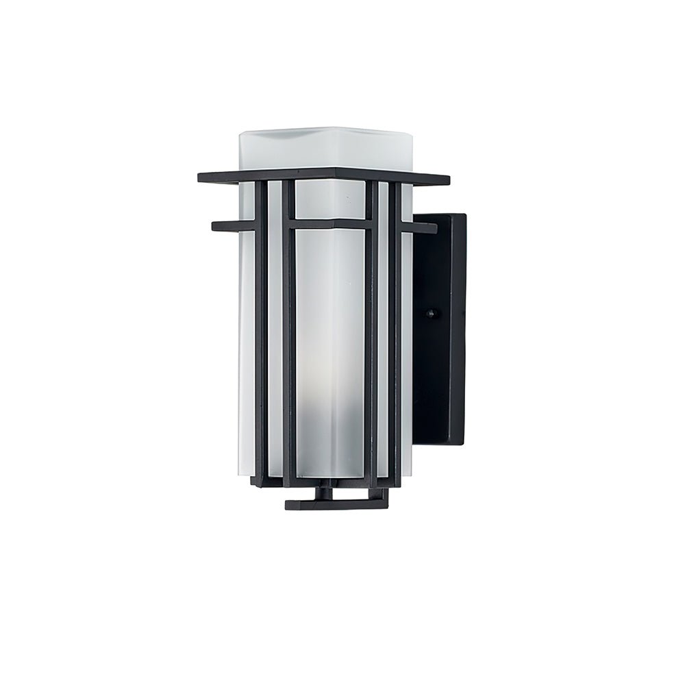 VelaLux Außenwandleuchte Modern E27 Schwarz für Terrasse